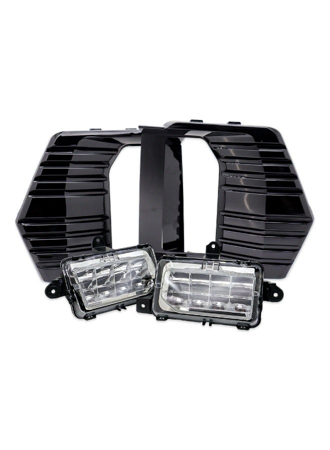 DLAA Pack of 2 Front High Power Daytime Running GM1075-LED  Fog Lamp with Turning Light Function, Wires & Switch Suitable for Yukon 2021-ON | 1 Year International Warranty - Image 3